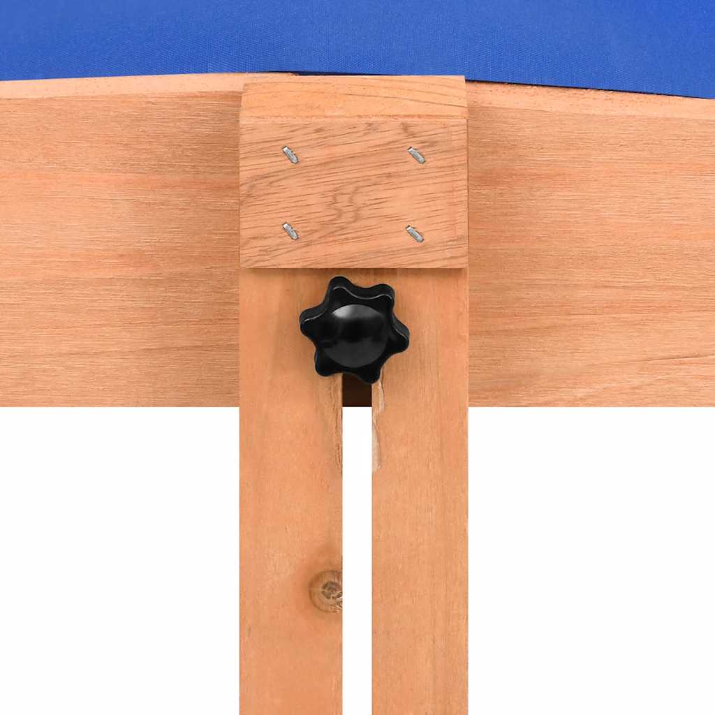 Sandpit with Roof Pine Wood 112 x 112 x 112 cm