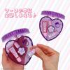 SHOBIDO Sanrio Набор косметики в форме сердца для губ и ногтей с персонажами Sanrio Мелоди Кидс, Кэр, (Мой и Куроми)