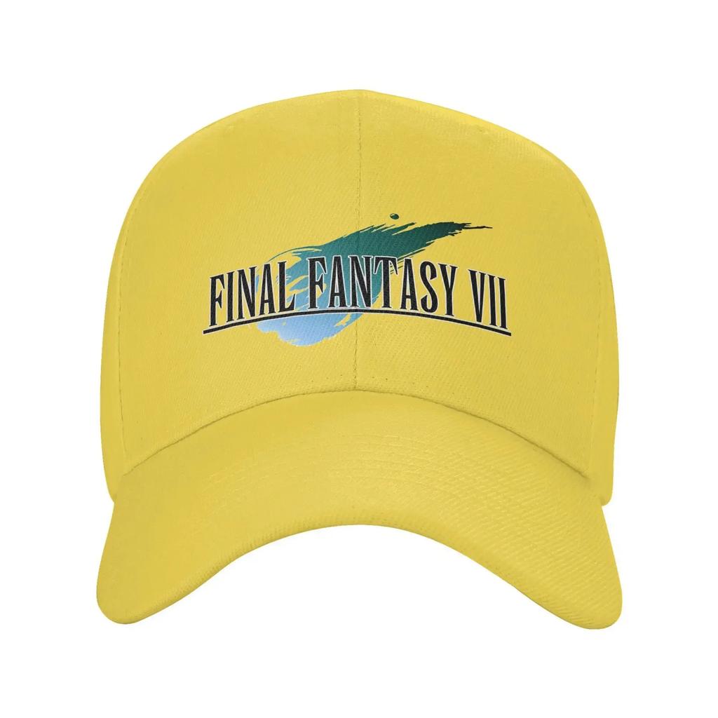 All Season Final Fantasy VII Logo Baseball Cap Merchandise For Men Women Leisure Game Trucker Hats Adjustable