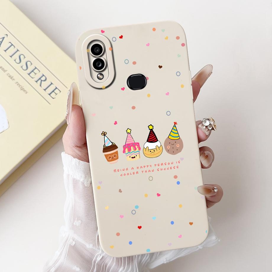 Чехол для Samsung Galaxy A10 A105F A10s A107F Мягкая задняя крышка из жидкого силикона для Samsung M01s SM-M017F Чехол Кролик Кошка Панда