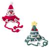 Soft Pet Christmas Hats Comfortable Dog Christmas Tree Hat Pet Costume Pet Cosplay Hat  Party