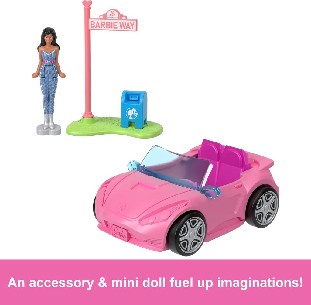 Barbie Mini Barbieland Convertible с 1 микрокуклой Dress Up Play Convertible от 6 лет и старше Розовый HYF42 Кукла/домик для игр/ролевых игр