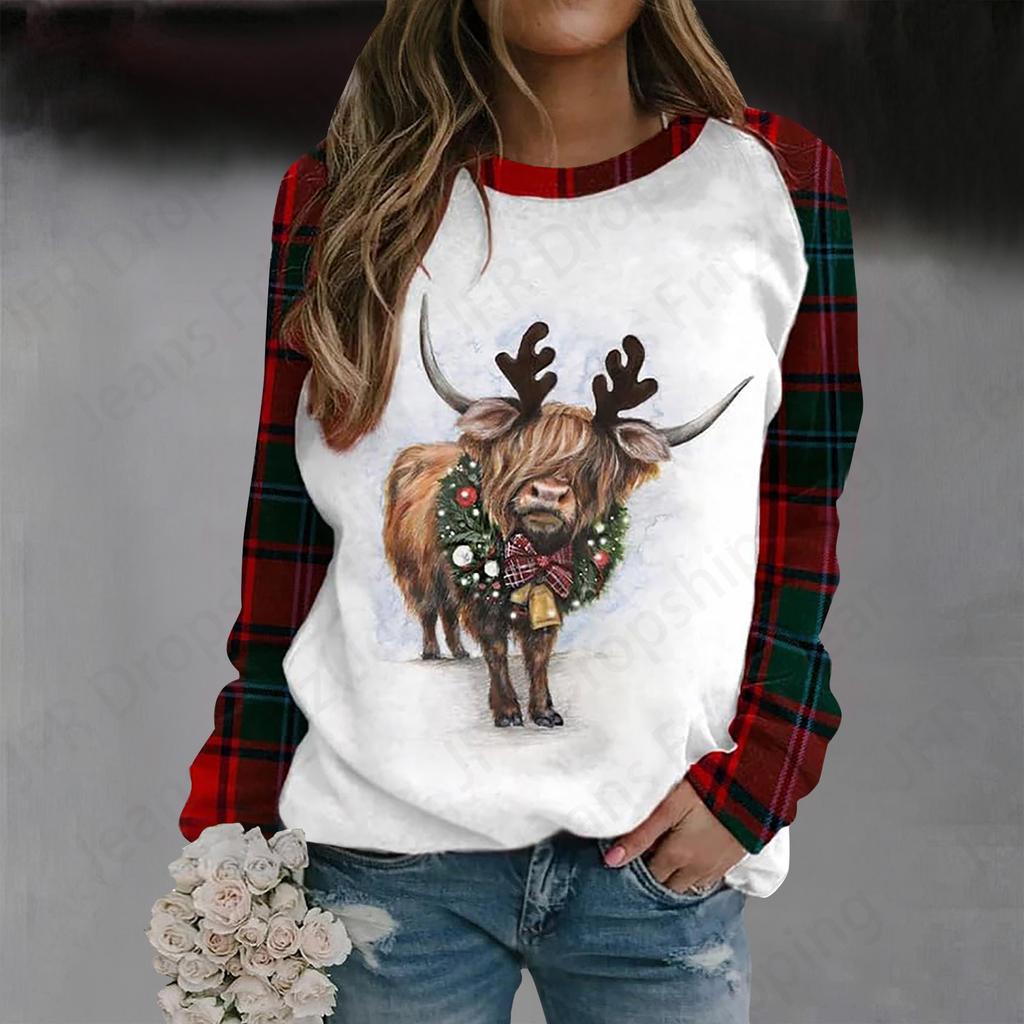 Animal Cow 3d Print Hoodies Women Fashion Hoodie Crewneck Animal Sweatshirt Harajuku Kawaii Coats Women Sweats Girl Clothes
