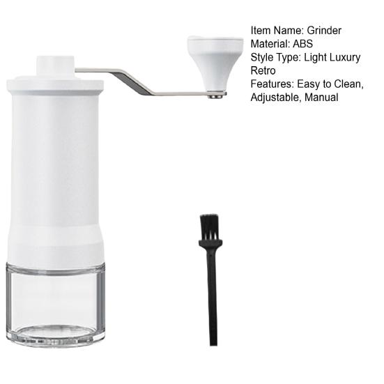 Мини ручная кофемолка с 40 регулируемыми настройками Портативная ручная мельница для кофейных зерен Коническая жерновая кофемолка для путешествий, кемпинга, офиса, эспрессо