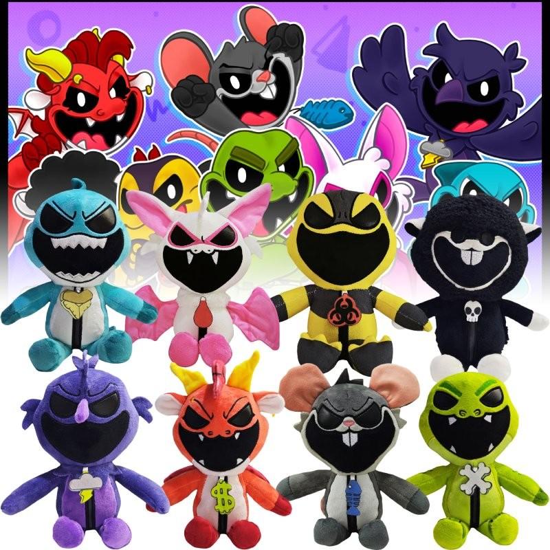 Кошмарные зверюшки Очаровательная плюшевая игрушка «Черная овечка» Мягкая и приятная на ощупь 25 см Фигурка животного