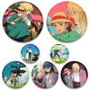 58 мм Ghibli Studio брошь мультфильм «Ходячий замок Хаула» значки для косплея эмалированные булавки коллекция нагрудник для рюкзаков декор одежды