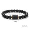 Модные браслеты со знаками зодиака для женщин и мужчин, матовые черные агатовые бусины, браслеты, подарки для пар, ювелирные изделия, браслеты из бисера