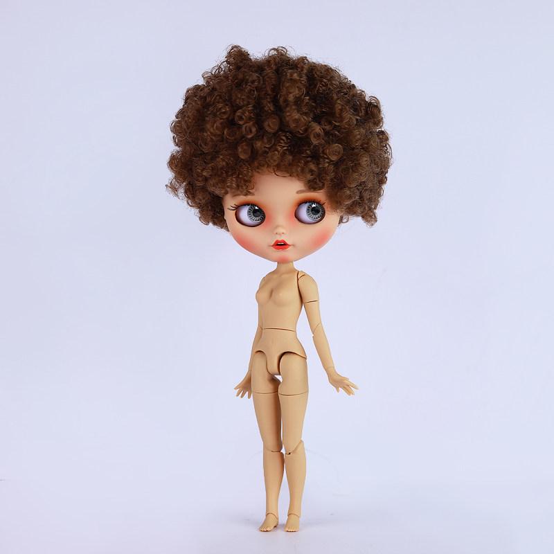 Кукла ICY blyth 1/6, кукла BJD, шарнирное тело, коричневая кожа, матовое лицо, 30 см, игрушка в подарок, аниме для девочек SD