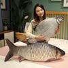Simulation Funny Fish Plush Toys Cute Stuffed Fish Pillow Soft Animal Carp Plush Pillow Creative Sleep Cushion Girls Gift