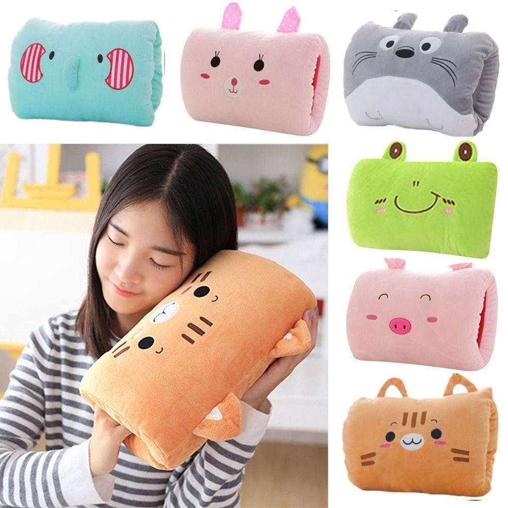 Cartoon Hand Warmers Gloves Plush Nap Pillows Cushions New Children's Plush Pillows Adults