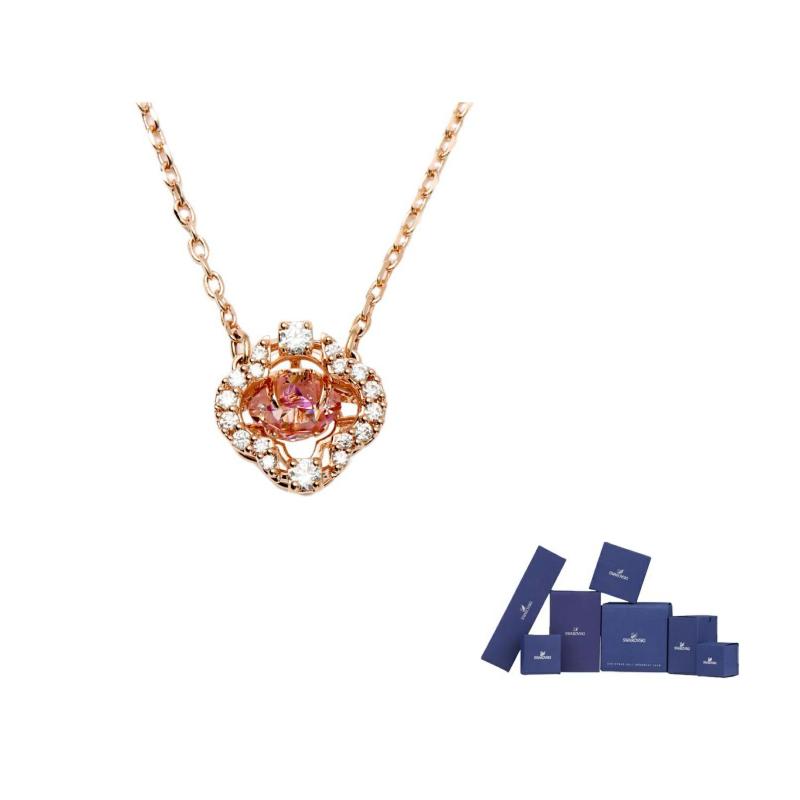Swarovski Цепочка с подвеской, украшенная кристаллами