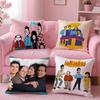 Funny Classic American TVSeries Movie SSeinfeld Cushion Cover Pillow Case Soft Skin Friendly Fabric  Concealed Zipper
