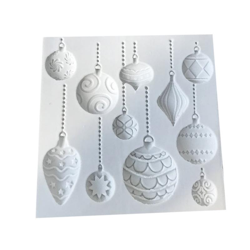 3D Silicone Christmas Balloon Cake Mold For Fondant Chocolate Candy Jello Decor Holiday Kitchen DIY Baking Tools