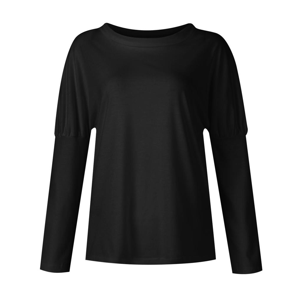 Наборы для женщин, комплекты из 2 предметов, рубашки с длинными рукавами и круглым вырезом, спортивные штаны на шнурке, карманные комплекты