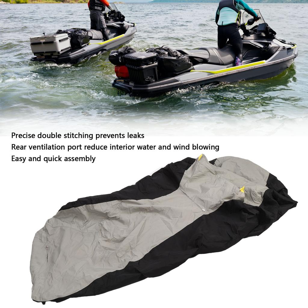 Motorboat Cover Waterproofing Sunproof Marine Trailerable Boat Protective Cover Replacement for Sea-Doo RXP300 GTX300