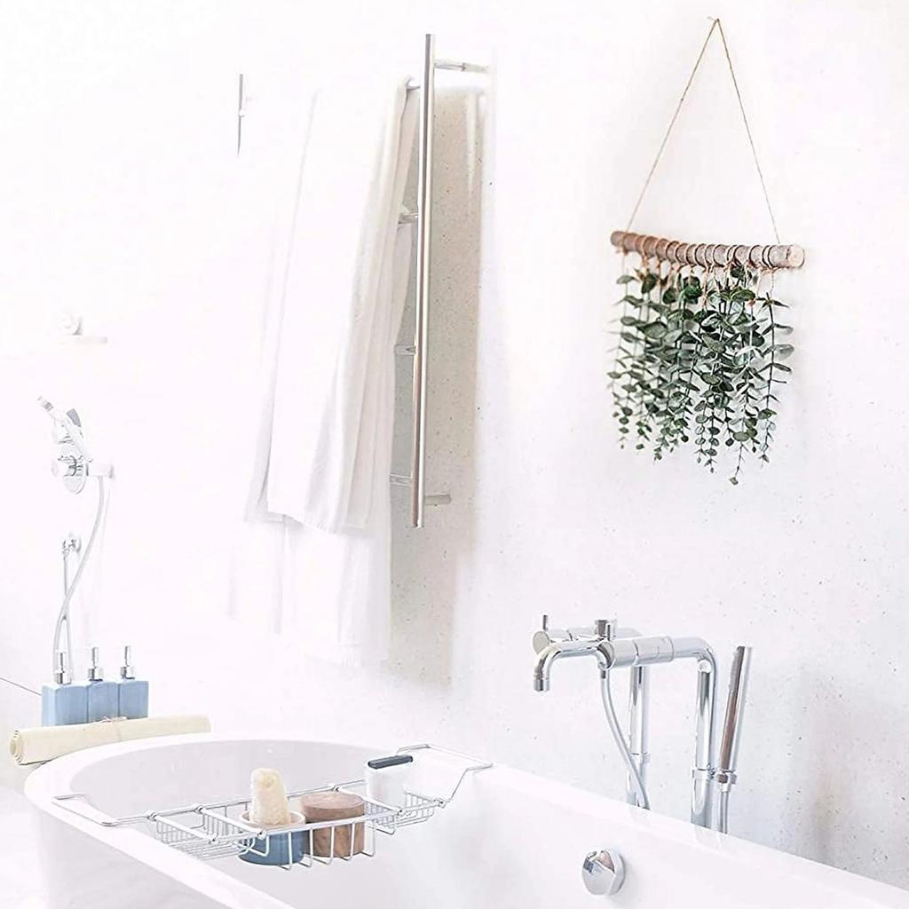 Bathroom Decor Artificial Eucalyptus Wall Hanging Decoration Artificial Eucalyptus Leaf Greenery Farmhouse Rustic Wall Hanging