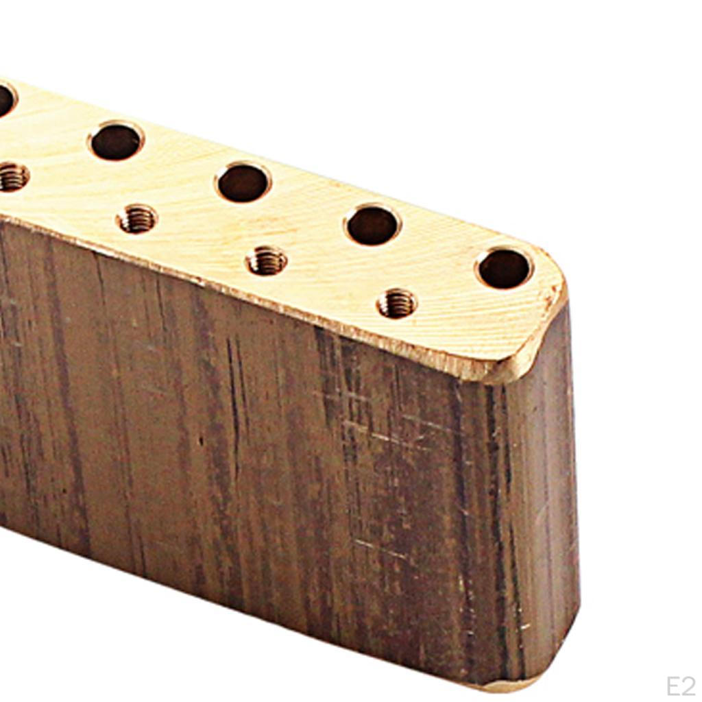 Изысканная латунная гитара бридж основание тремоло блок для Strat ST Electric DIY