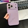 Флуоресцентный Глянцевый PC Чехол для Телефона iPhone 17 Pro Max 16 Plus 15 14 13 Pro Полностью Закрывающий Камеру Защитный Чехол с Сенсорной Кнопкой
