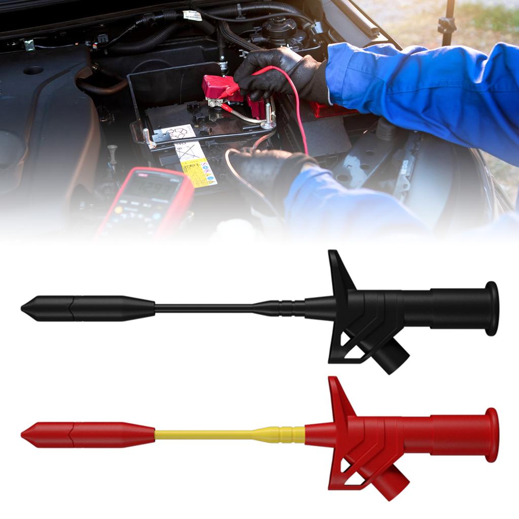 Прокалывающий зажим для пирсинга, изоляционный прокалывающий зажим, тестовый провод, тестовые щупы для мультиметра для автомобильного диагностического инструмента