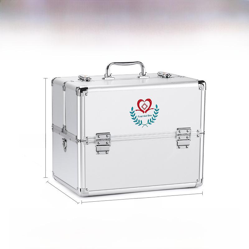 Большая многослойная аптечка с двойным открыванием — большая вместимость для семейного использования