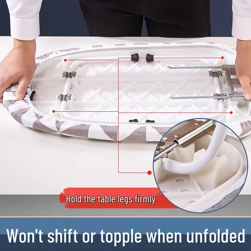 Складная настольная гладильная доска с термозащитным чехлом для электрических утюгов