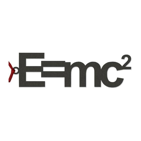 Яркая закладка - Дизайн "E=MC" и Теорема Пифагора - Уникальная и стильная закладка для читателей и студентов - Тонкая закладка из ПЛА с кисточкой -