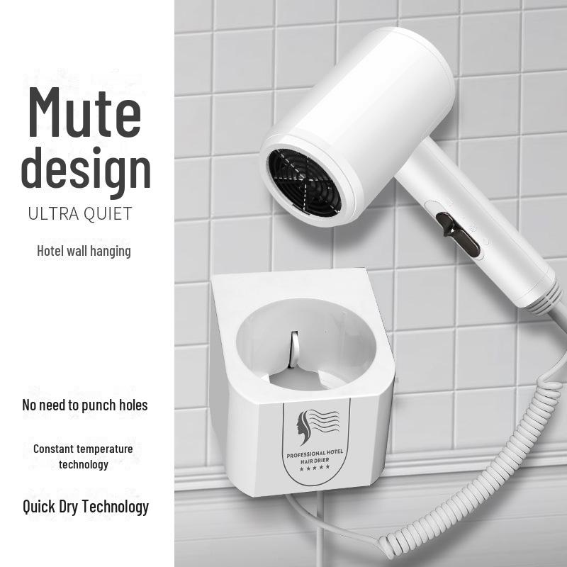 Настенный малошумный фен, 3 скорости, свободная установка