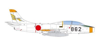 PLATZ JASDF ранняя полностью белая пластиковая модель литая цветная 1/72 T-1B AC-73