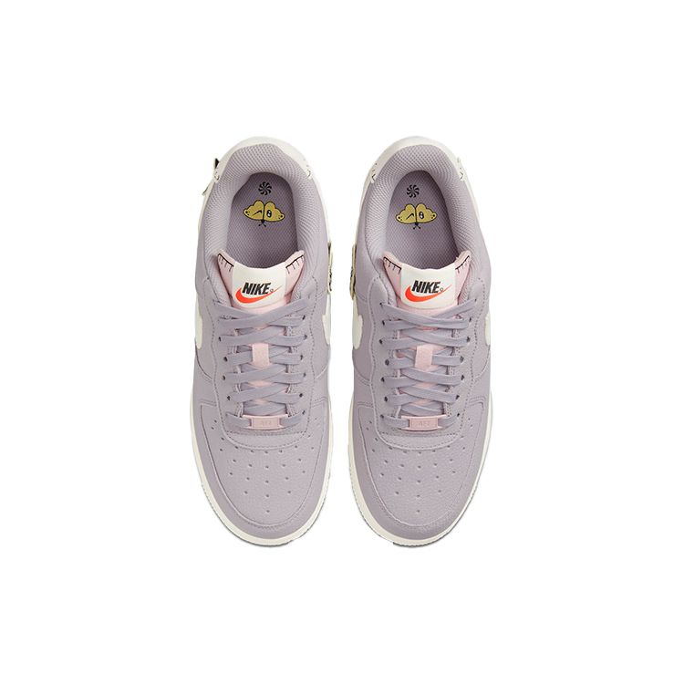 Nike Air Force 1 07 SE Женские кроссовки на воздушной пружине Фиолетовый Аметист-Пепельный Розовый-Оксфорд DJ6378-500