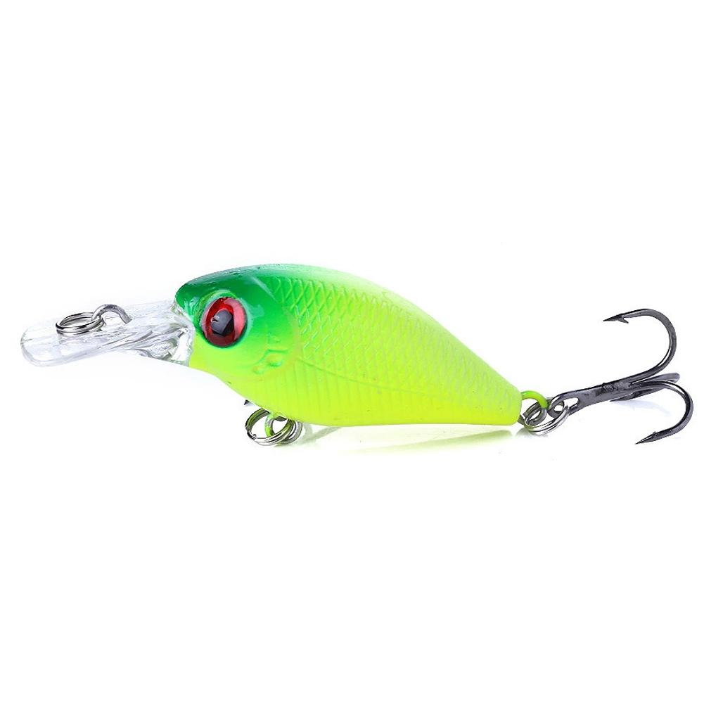 5см 4.4г Микро Крэнкбейт Тройники №10 Колеблется Джеркбейт Крэнк Рыбалка окунь Снасть Троллинг щука T5I1