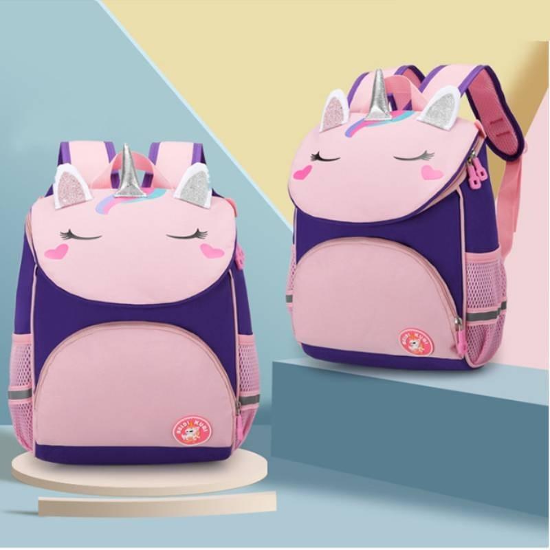 Cute Waterproof Nylon Dinosaur Backpack For Kindergarten Students And Toddlers