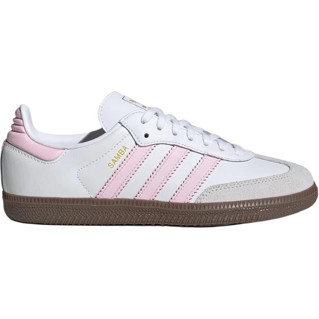 Adidas Samba OG J White Clear Pink Gum Kids Sneakers Cloud-White JQ2845