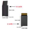 Large Capacity 6/10 Cards Holder, Men High Quality Credit Card Holder, Slim Card Case Anti-theft-RFID Auto Pop Up Travel Thin Wallets for Men