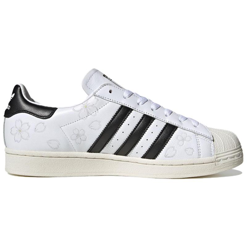adidas Оригинальные кеды Superstar для скейтбординга Унисекс Низкие Белые/Черные Кроссовки IG9648