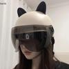 Сертифицированный 3C Электровелосипедный Шлем с Кошачьими Ушками - Унисекс, Всесезонный, Защита от Солнца