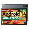 BWJBSW Large Screen Android 5MP 13MP Dual 8000mAh PD18W CPU FHD 5G Japanese Instruction Case Included 10.95-inch Wi-Fi Tablet, 4GB+128GB+1TB