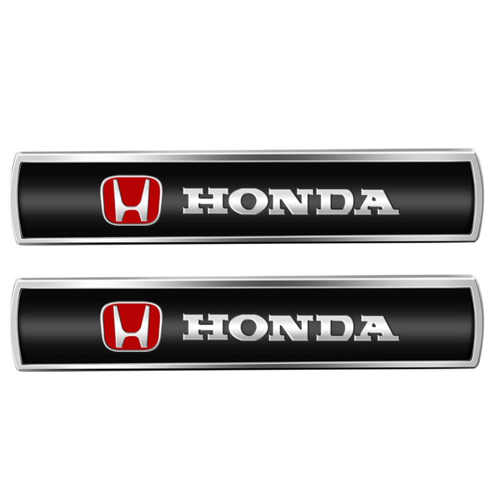 VFHJQ1 Car Styling 3D Metal Alloy Car Body Fender Side Window Emblem Stickers For Honda Mugen Typer ACCORD Avancier Airwave Civic FK8