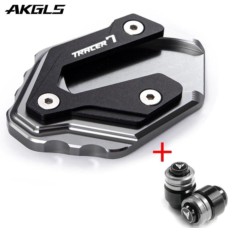 For Yamaha TRACER 9 9GT 2022 TRACER 7 7GT TRACER7 TRACER9 Motorcycle Stand Extension Plate Foot Side Stand Accessories