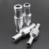Aluminium Non Return Check Valve Chrome Professional Grade Inline Check Valve NBR Rubber High Reliability Fuel Valve