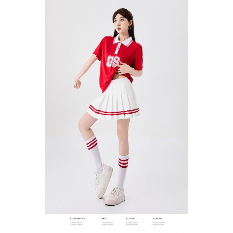 Adult Cheerleading Dance Outfit College Sports Events Womens Performance Costume Street Hip Hop Style