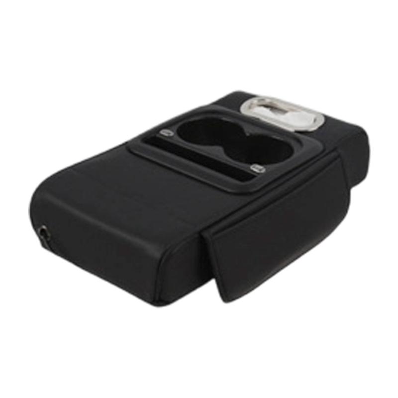 Многофункциональная автомобильная подлокотник-бокс, кожаная подушка с 2 USB-портами для быстрой зарядки и местом для хранения
