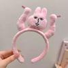 Cute Headbands Plush Funny Cartoon Rabbit Headbands Creative Hair Band Hair Accessories Girls Birthday Gifts