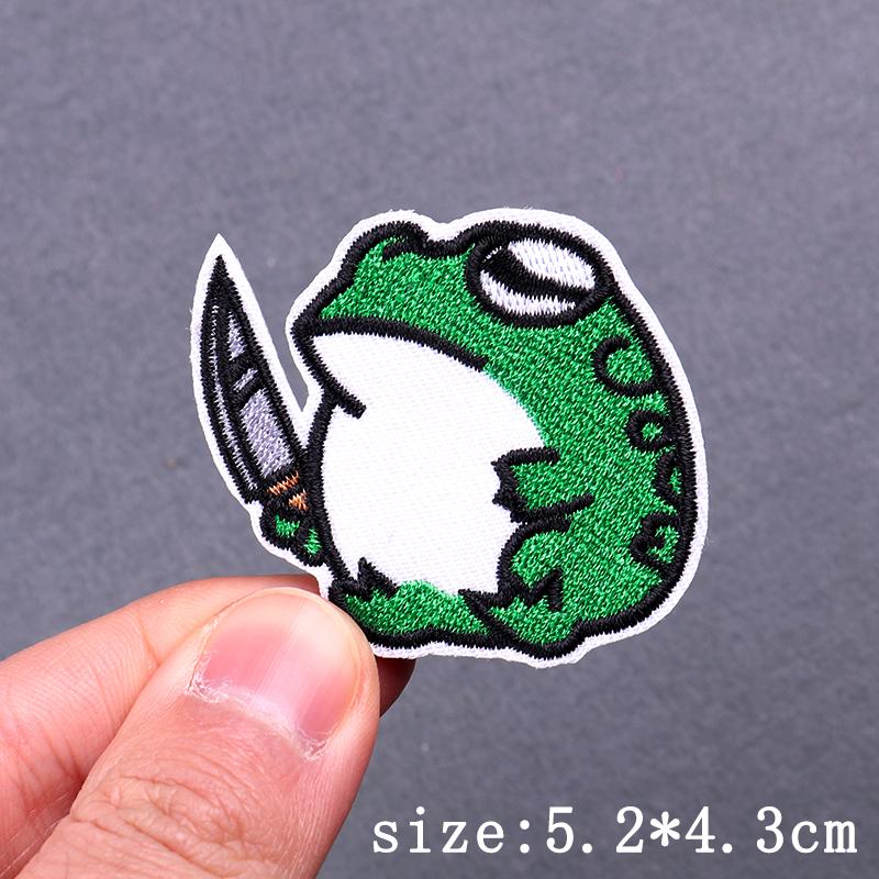 Cartoon Animal Patch Iron On Patches For Clothing Thermoadhesive Patches On Clothes Hip Hop Embroidery Patch For Clothes Badges
