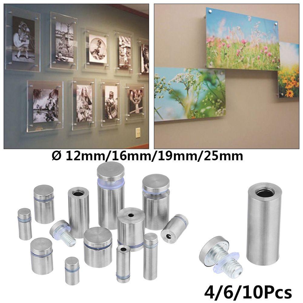 Винты для крепления билбордов Рекламные дистанционные держатели Штифты Гвозди для крепления рекламных щитов Стеклянные крепежи