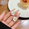 White Petal Earrings For Women Wedding Party Accessories Jewelry Gift