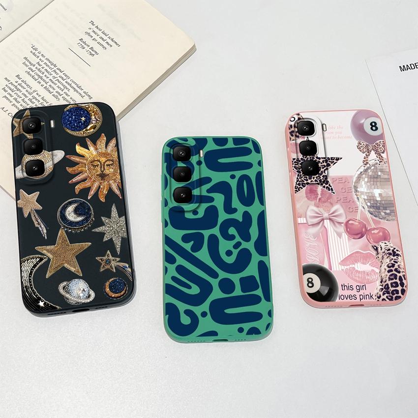 Для Infinix Hot 60 50 Pro Plus 40Pro 30 Play 70 60i 50i 40i 30i Чехол для телефона Сладкий Кролик Торт Новое Улучшение Мягкий Гладкий Силикон Легкий Прочный Корпус