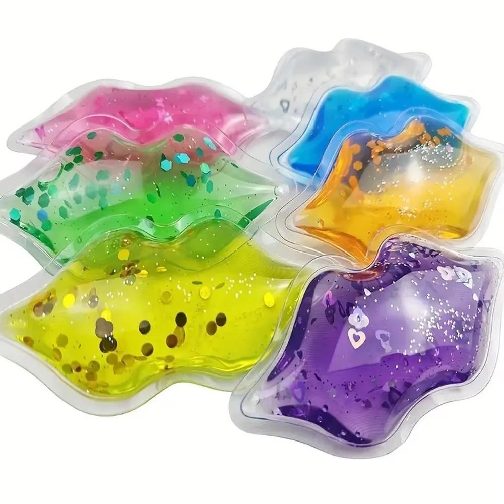 5Pcs Flexible Lip Ice Pack Reusable Gel Ice Pack New Eye Ice Pack Lip Care