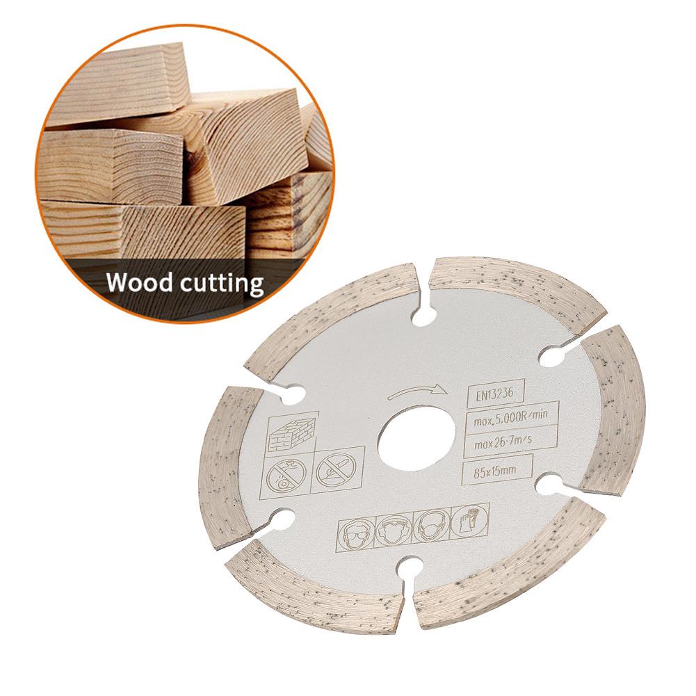 85 мм x 15 мм Алмазная дисковая пила для деревообработки, вращающийся инструмент, режущий диск
