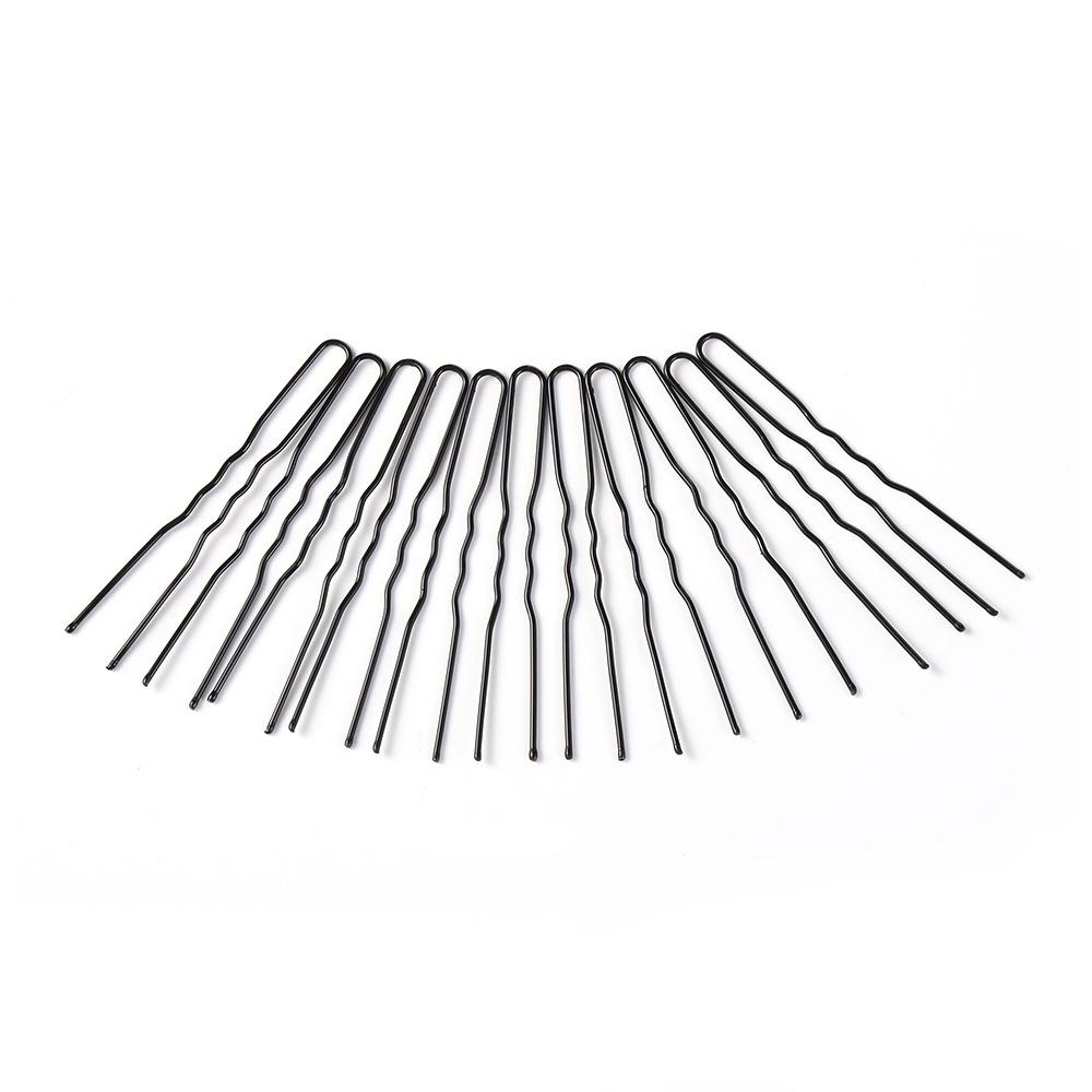 20Pcs Gold Gifts Headwear U-shaped Barrette Waved Hair Pins Hairclips