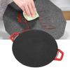 Round Electric Grill 40cm Smokeless Nonstick Rapid Heat Up BBQ Grill Pancake Maker with Handles